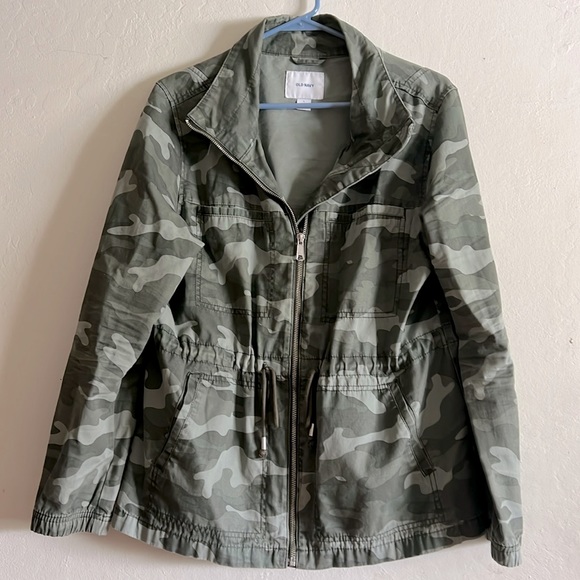 Old Navy camo canvas field jacket - Picture 1 of 1